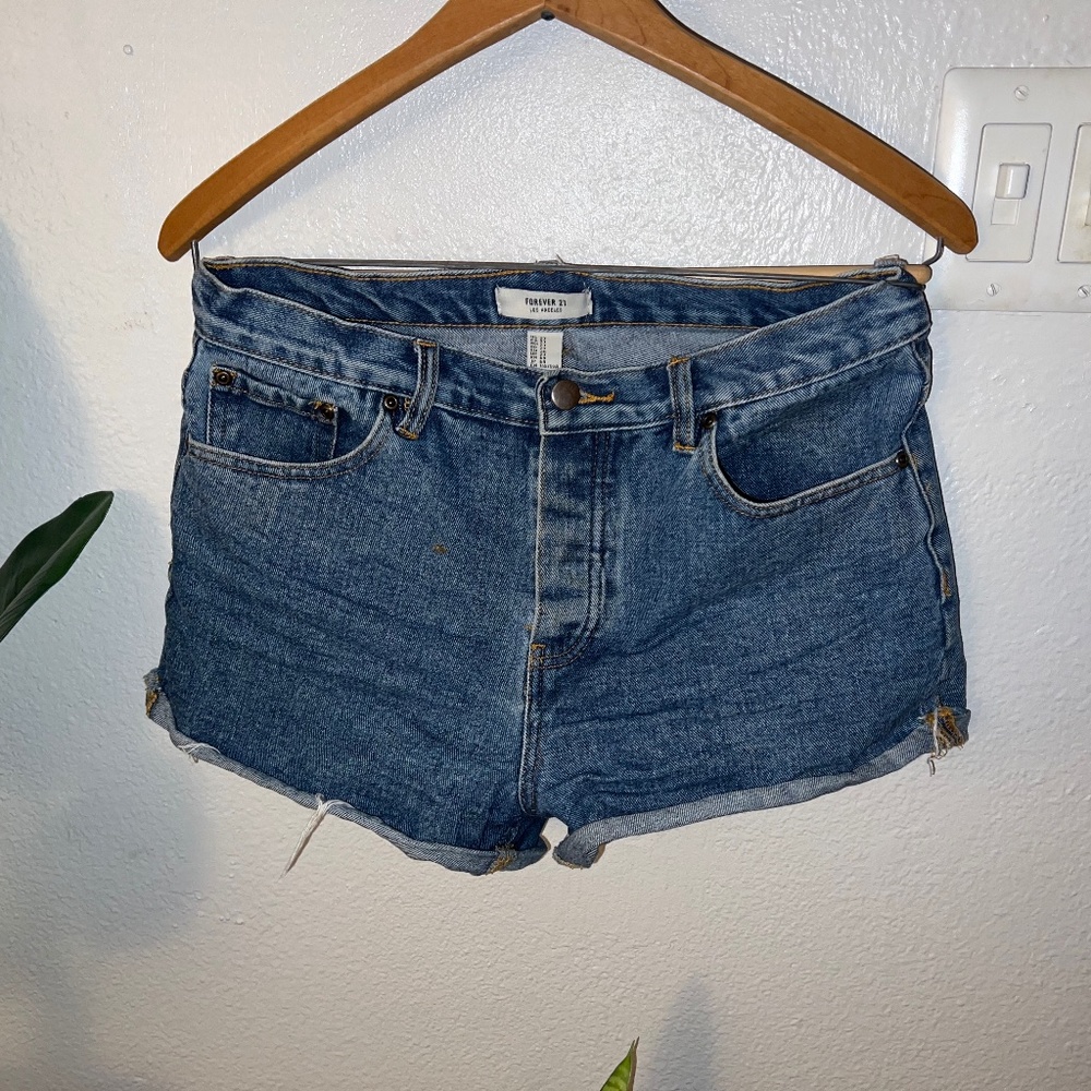 Retro Jean Shorts